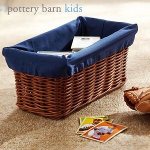 Pottery Barn Teen Navy Basket Liner